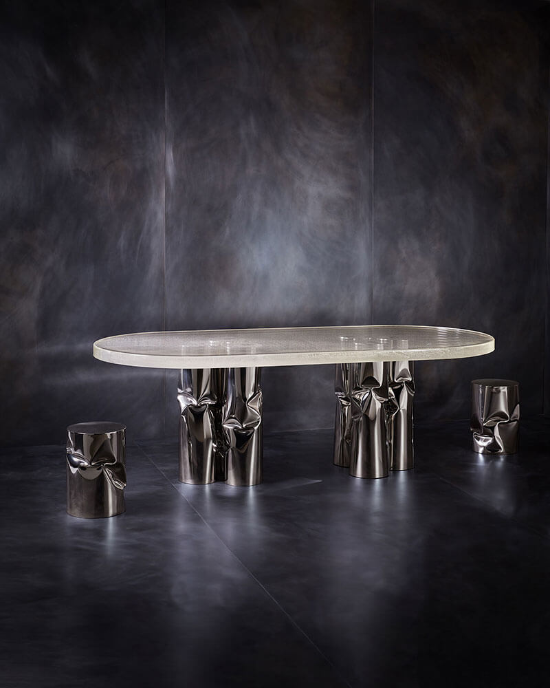 WARP DINING TABLE par John pomp