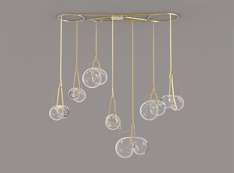 CATCH CHANDELIER CS.07.01 par Lindsey Adelman