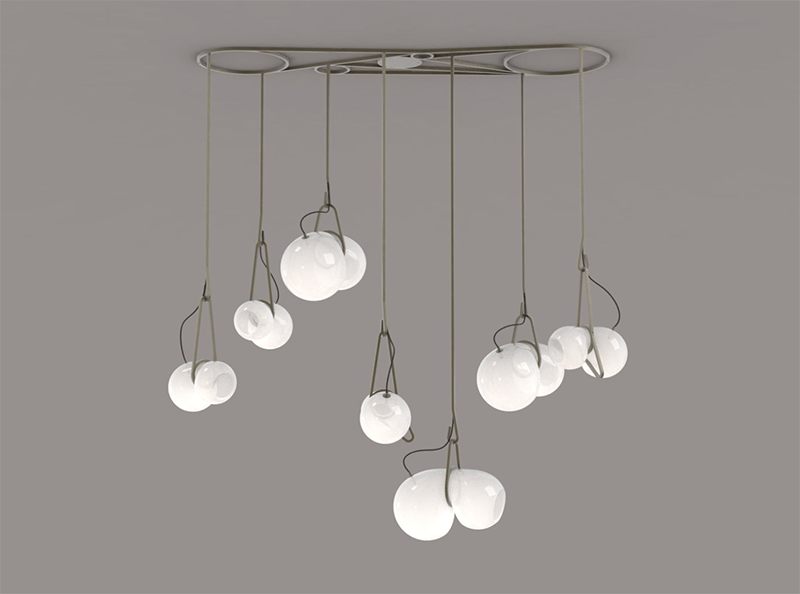CATCH CHANDELIER CS.07.01 par Lindsey Adelman