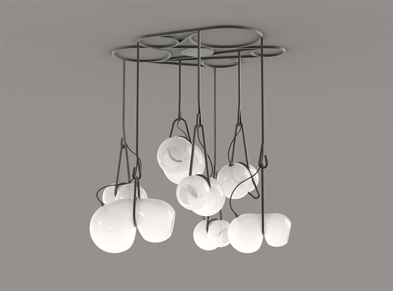 CATCH CHANDELIER CS.07.02 par Lindsey Adelman
