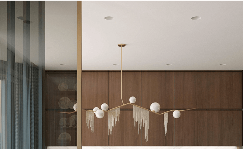 GLOBE CHERRY BOMB FRINGE CHANDELIER CBF.07.05 par Lindsey Adelman