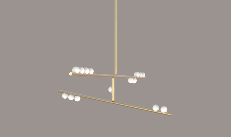DROP SYSTEM CHANDELIER DS.15.01 par Lindsey Adelman