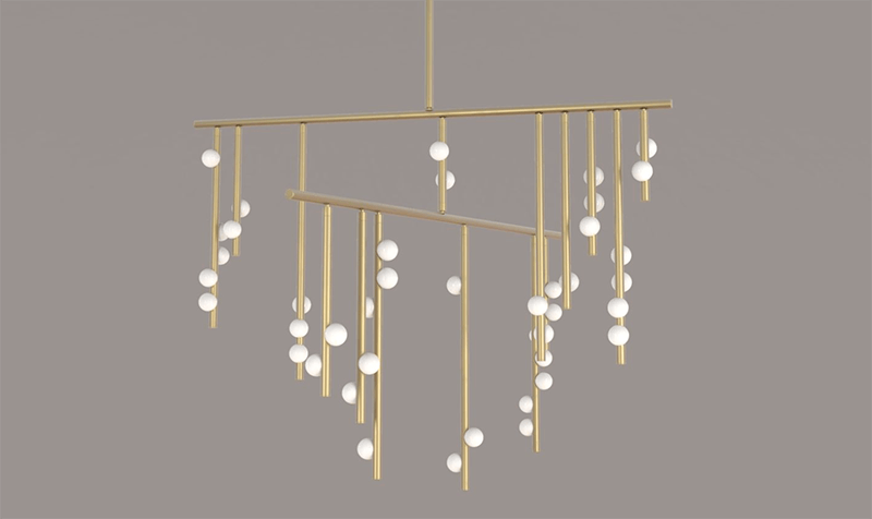 DROP SYSTEM CHANDELIER DS.42.01 par Lindsey Adelman
