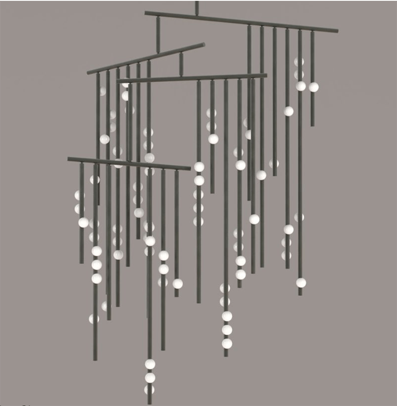 DROP SYSTEM CHANDELIER DS.76.01 par Lindsey Adelman
