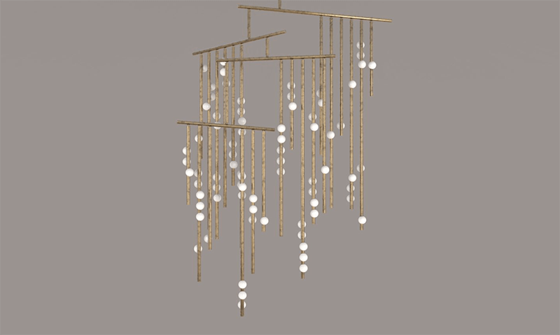 DROP SYSTEM CHANDELIER DS.76.01 par Lindsey Adelman