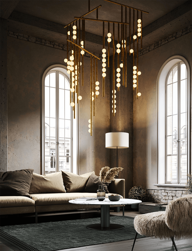 DROP SYSTEM CHANDELIER DS.76.01 par Lindsey Adelman
