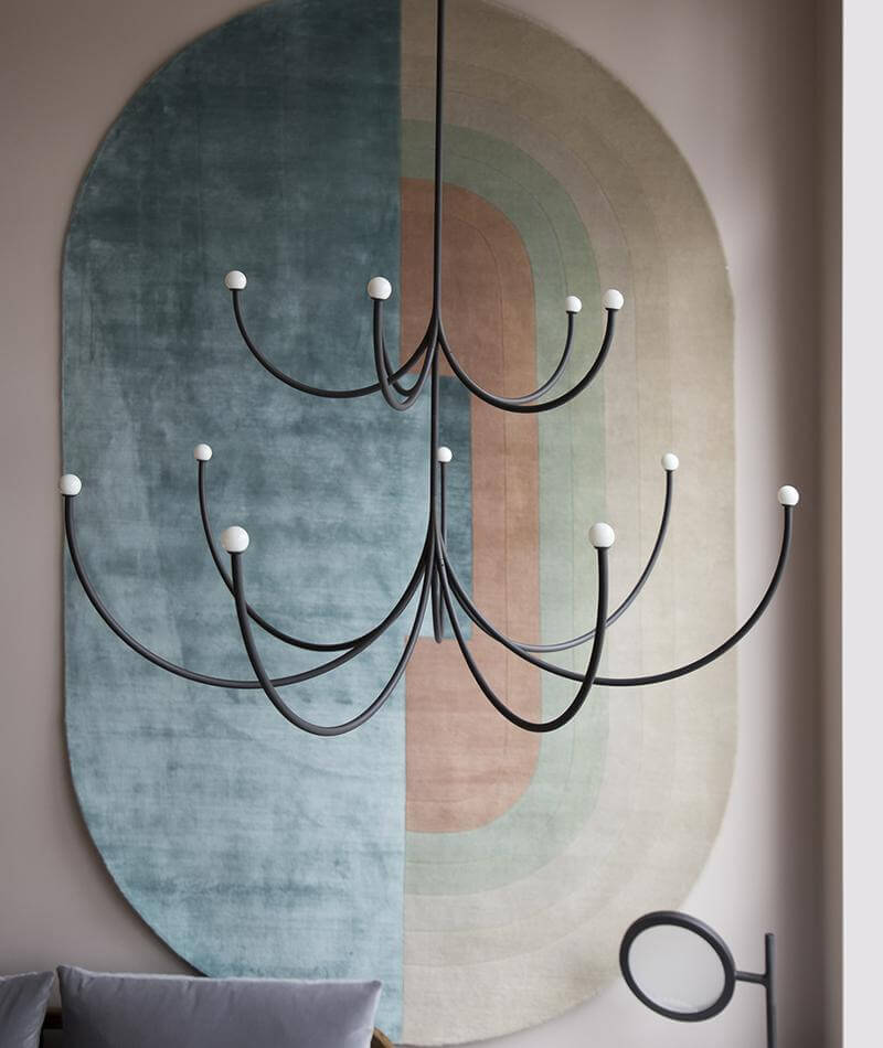 ARCA 2-TIER CHANDELIER  S/M par Matter Made
