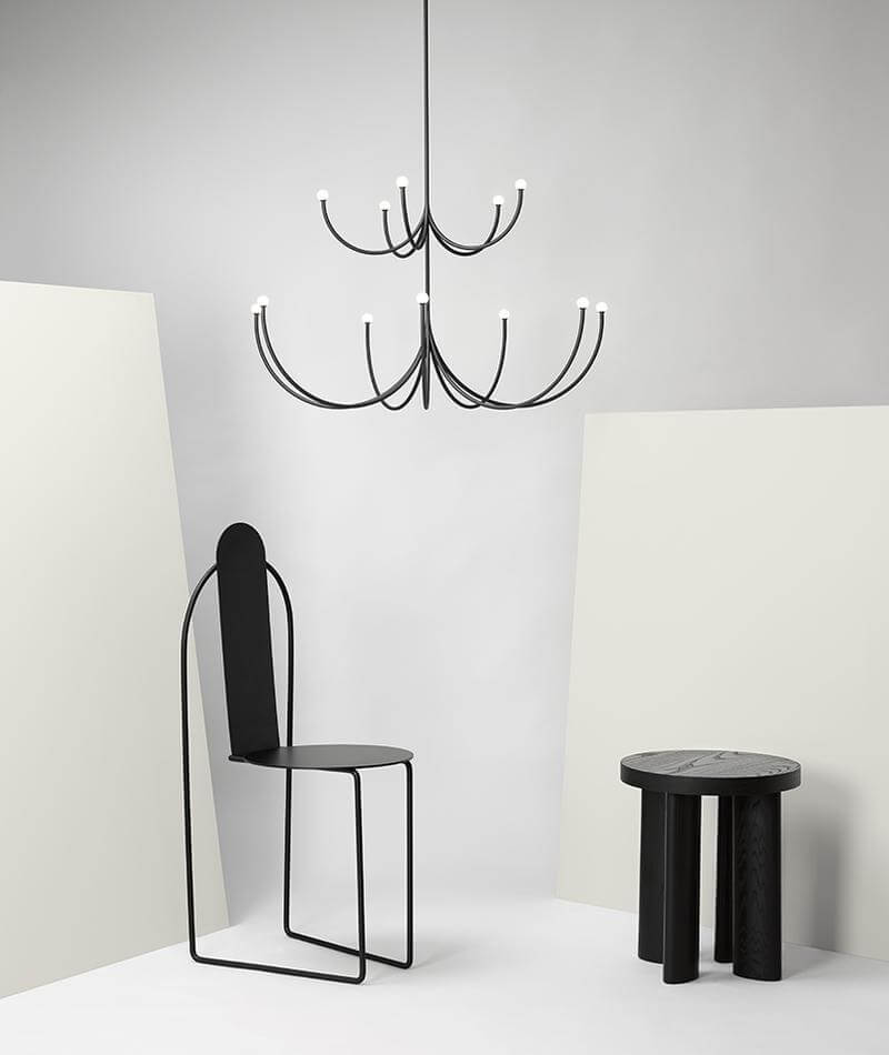 ARCA 2-TIER CHANDELIER  S/M par Matter Made