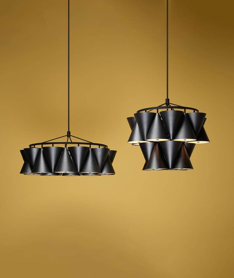 LEGATO 2-TIER CHANDELIER S/M par Matter Made