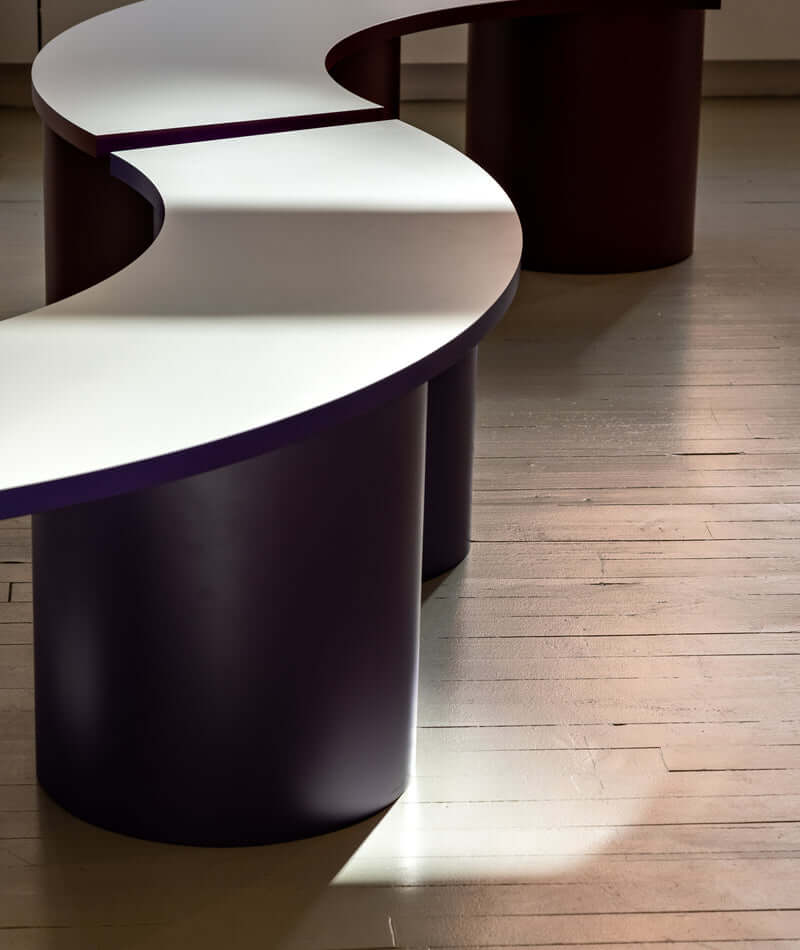 SLON BENCH ROUND par Matter Made