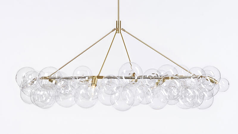 WREATH BUBBLE CHANDELIER par Pelle