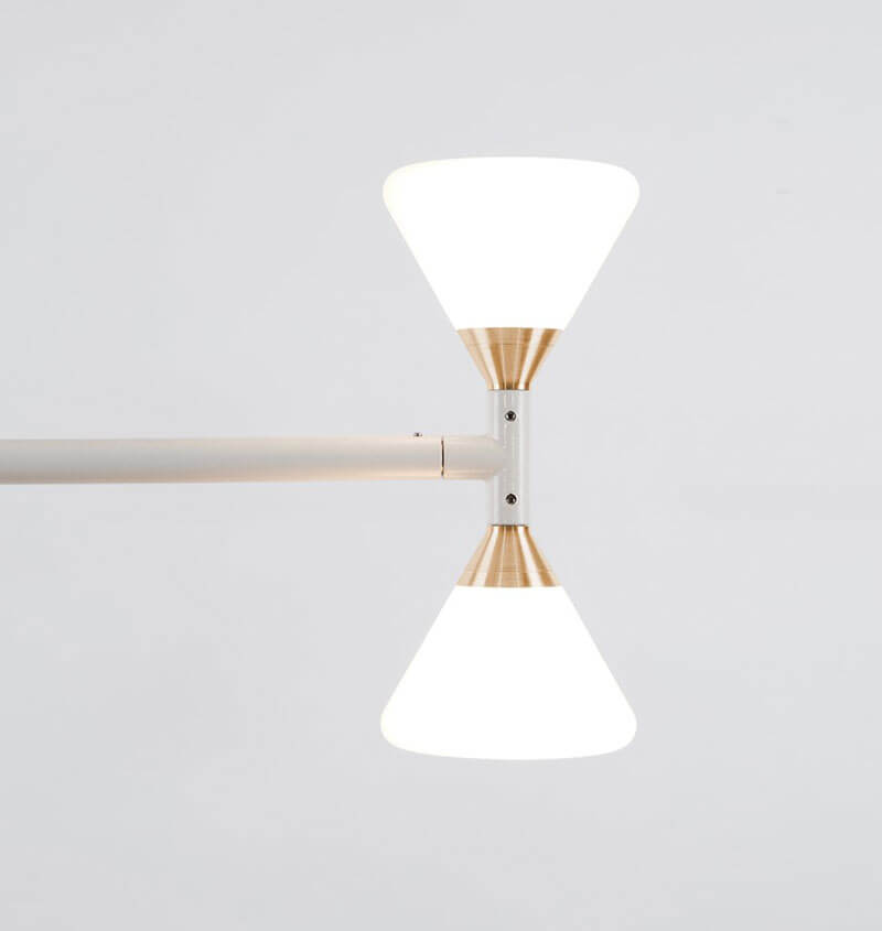 APOLLO CHANDELIER - 10 LIGHTS - VERTICAL par Roll & Hill