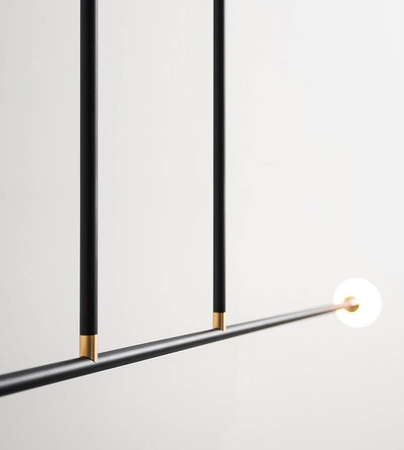 APOLLO CHANDELIER - 2 LIGHTS par Roll & Hill