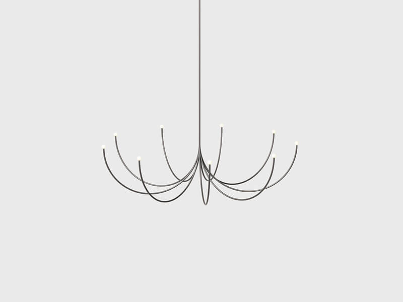 ARCA SINGLE TIER CHANDELIER L par Matter Made