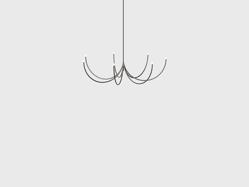 ARCA SINGLE TIER CHANDELIER M par Matter Made