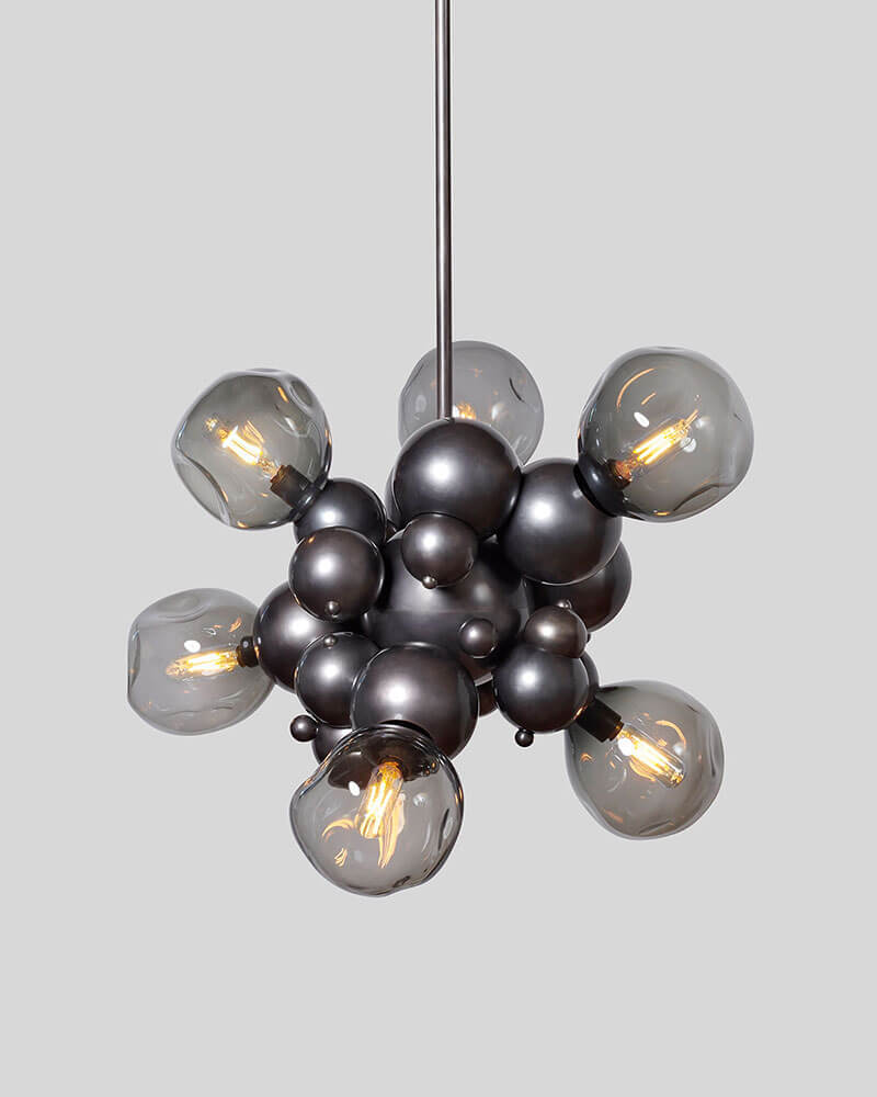 BUBBLY 06 CHANDELIER WITH GLASS par Rosie Li