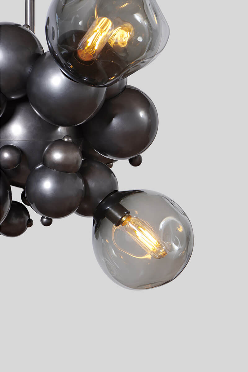BUBBLY 06 CHANDELIER WITH GLASS par Rosie Li