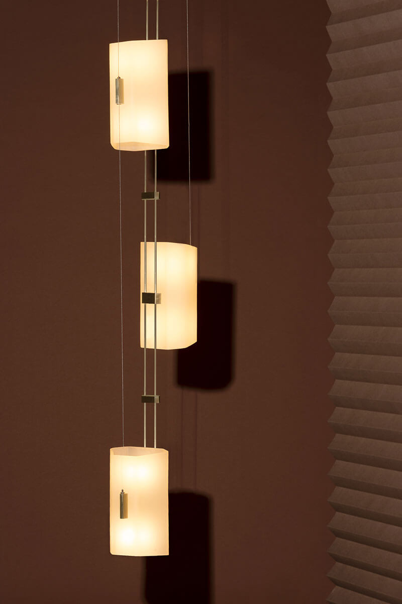 CLOCHE TRIPLE PENDANTS par Atelier de Troupe