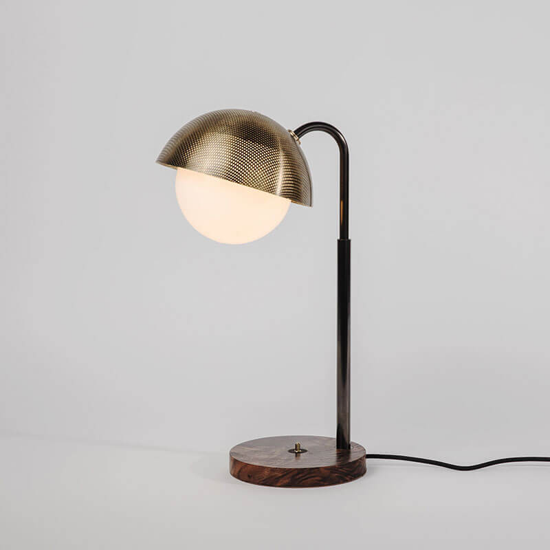 DOME TABLE LAMP PERFORATED par Allied Maker