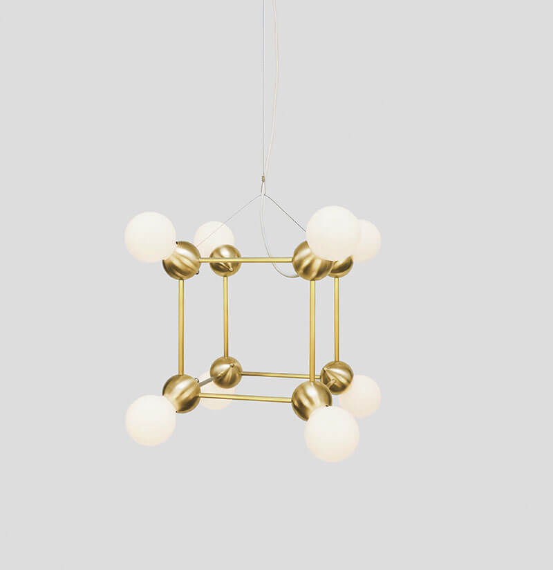 LINA 08 CUBE CHANDELIER par Rosie Li