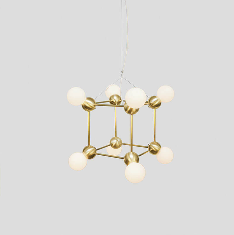LINA 08 CUBE CHANDELIER par Rosie Li