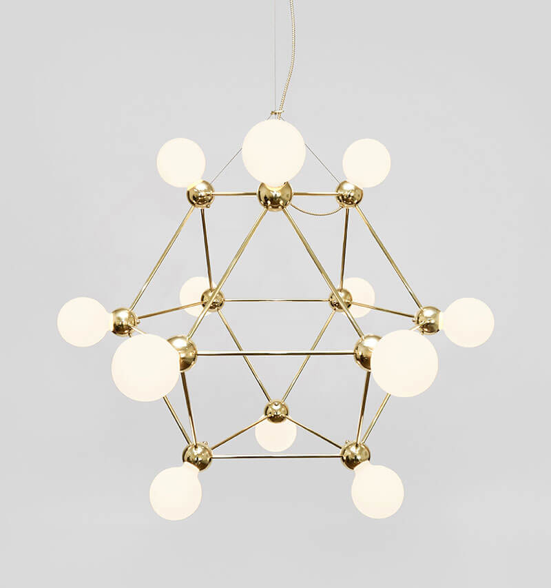 LINA 12  LARGE CHANDELIER par Rosie Li