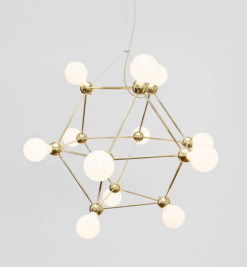 LINA 12  LARGE CHANDELIER par Rosie Li