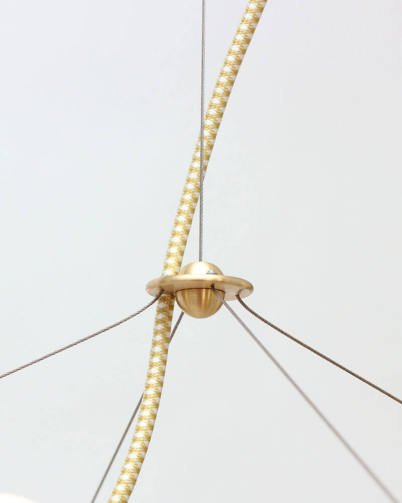 LINA 12  LARGE CHANDELIER par Rosie Li