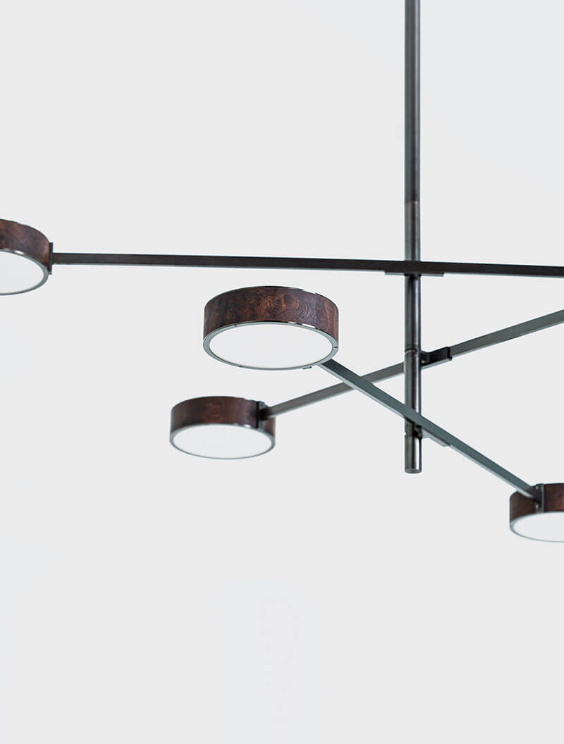 MONOSCOPE 6 CHANDELIER par Allied Maker