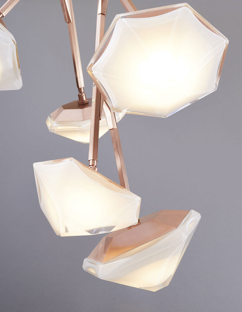 MYRIAD VERTICAL CHANDELIER 7 par Gabriel Scott