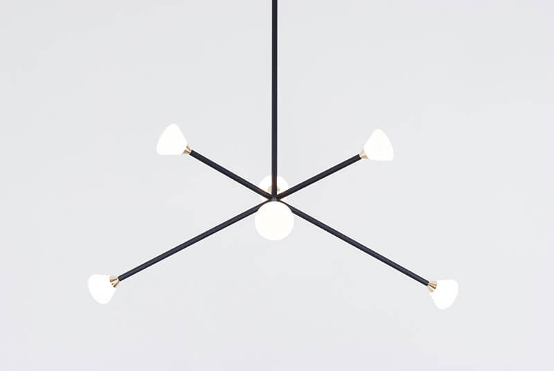 NOVA CHANDELIER 6 LIGHTS par Roll & Hill