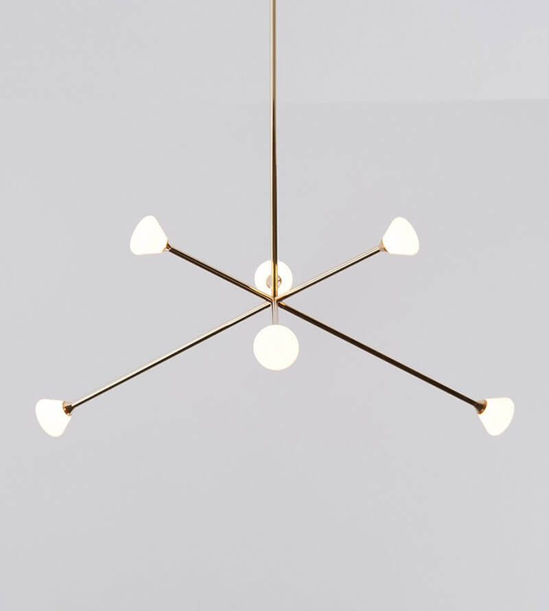 NOVA CHANDELIER 6 LIGHTS par Roll & Hill
