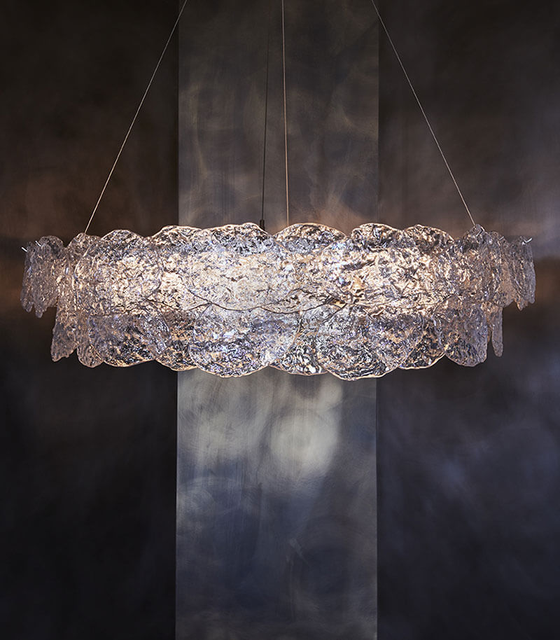ROCK EDGE CHANDELIER par John pomp