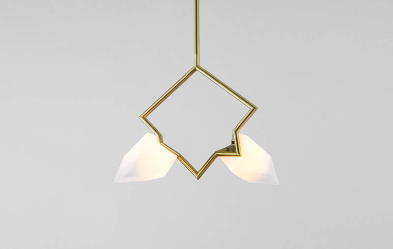 SEED DOUBLE PENDANT par Bec Brittain