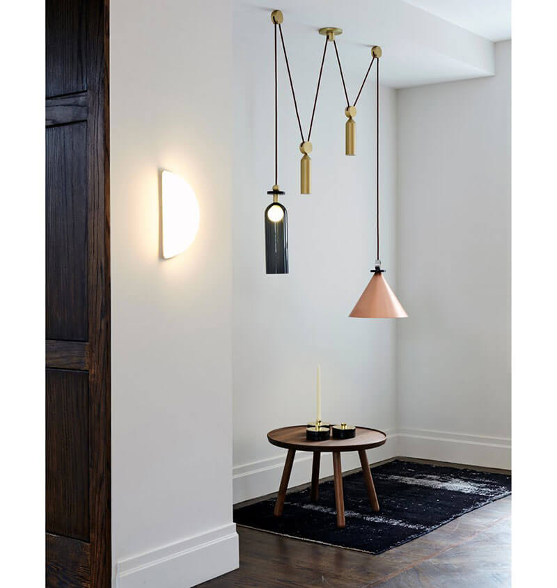 SHAPE UP DOUBLE PENDANT par Roll & Hill