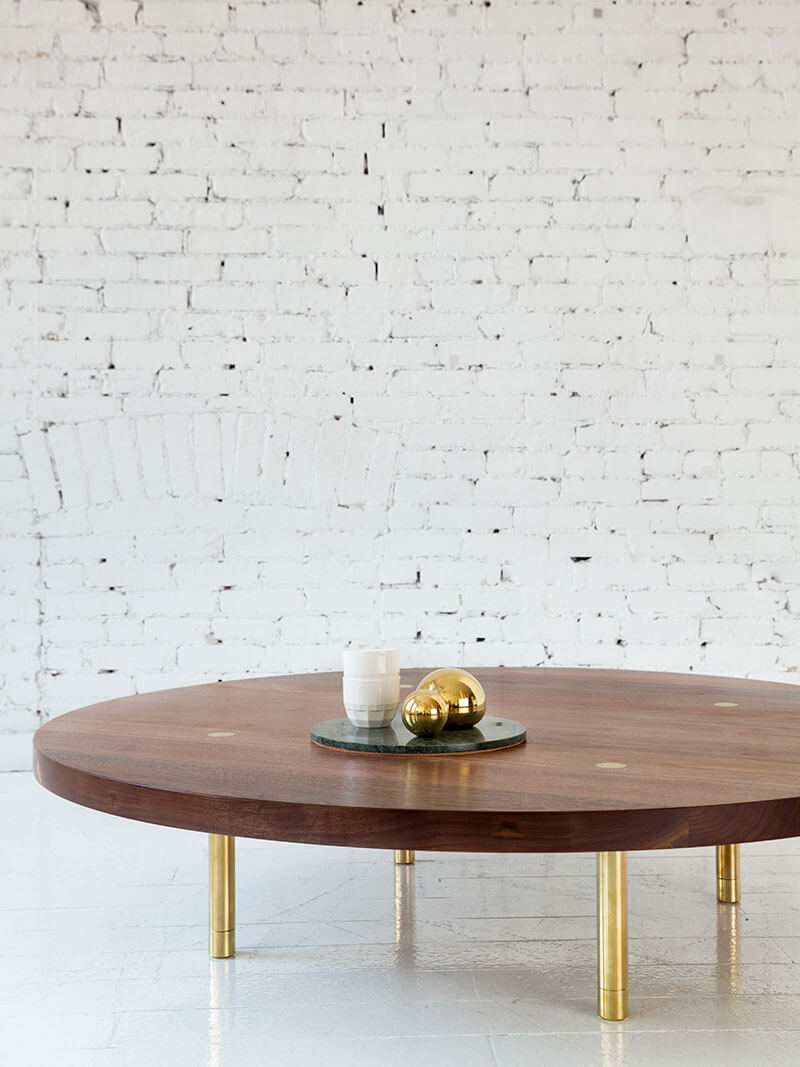 STRATA COFEE TABLE - SINGLE TIER par Fort Standard