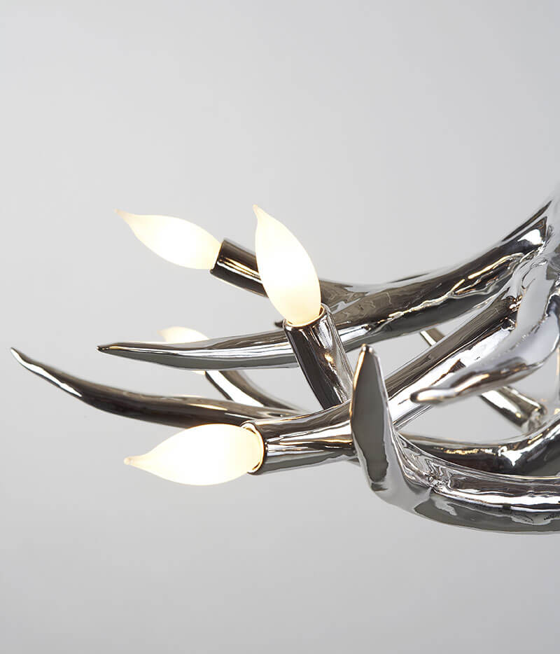 SUPERORDINATE ANTLER CHANDELIER 6 par Roll & Hill