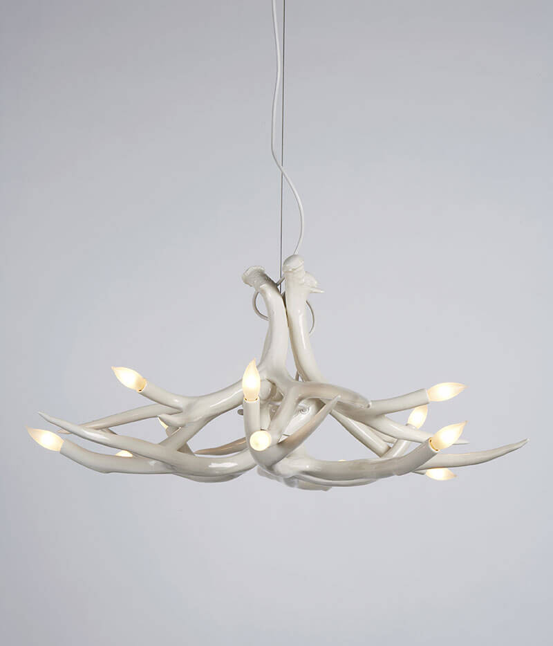 SUPERORDINATE ANTLER CHANDELIER 6 par Roll & Hill