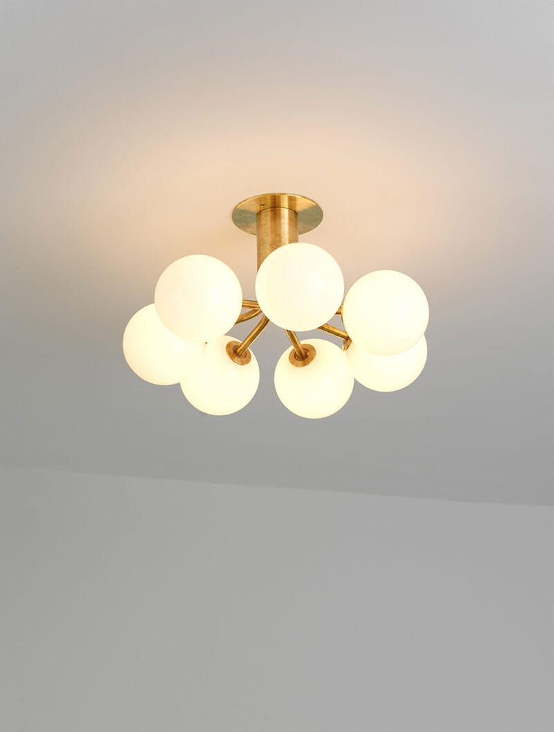 TANGENT 7 FLUSH MOUNT par Allied Maker