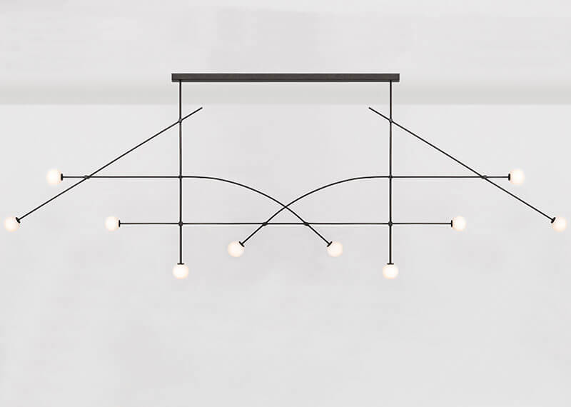 TEMPO 12 CHANDELIER par Atelier de Troupe