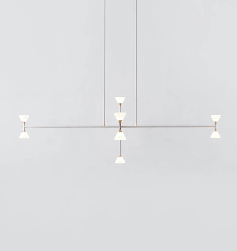 APOLLO CHANDELIER - 10 LIGHTS - VERTICAL par Roll & Hill