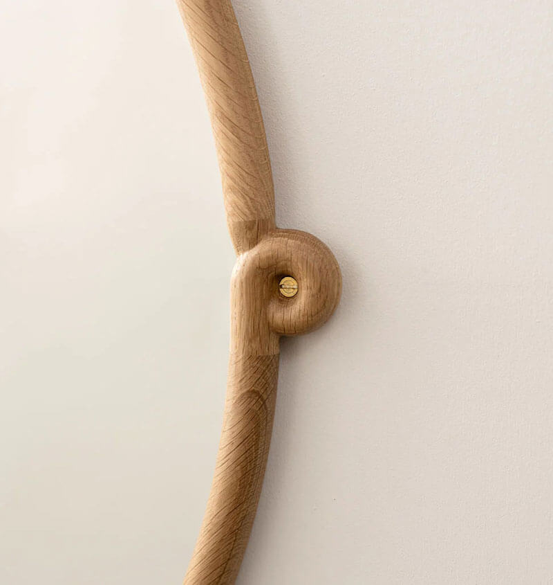 KNOT MIRROR ROUND par Roll & Hill