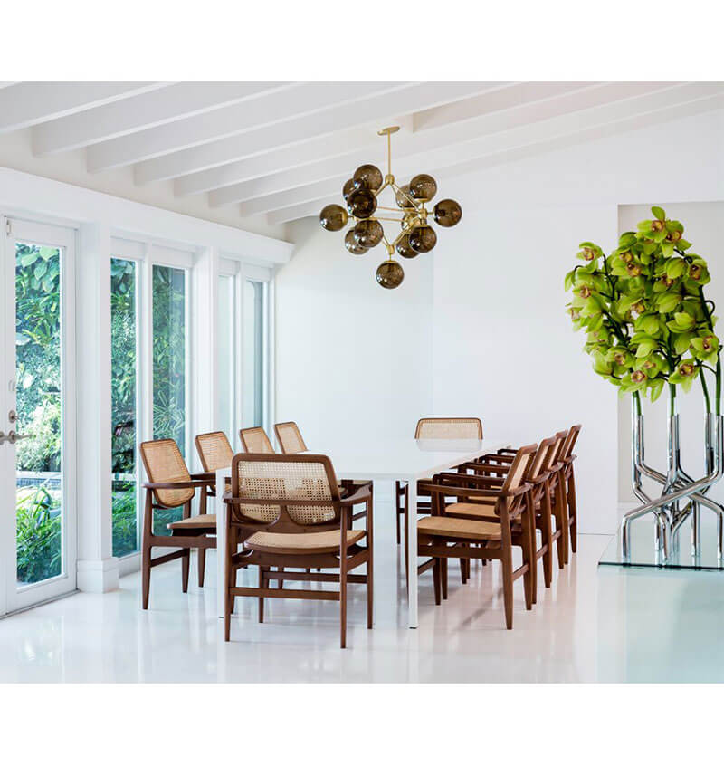 MODO CHANDELIER DIAMANT 13 GLOBES par Roll & Hill
