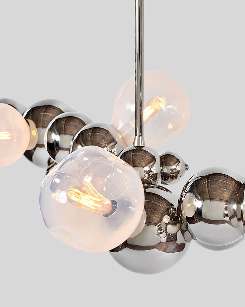 BUBBLY 04 CHANDELIER WITH GLASS par Rosie Li