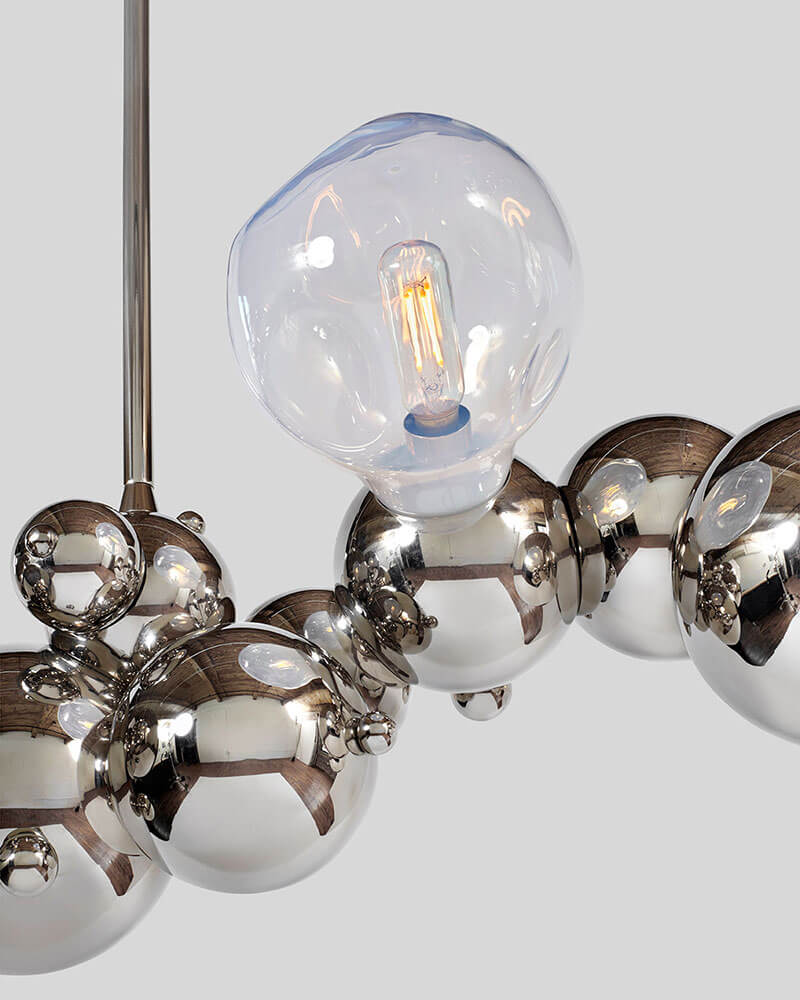 BUBBLY 04 CHANDELIER WITH GLASS par Rosie Li
