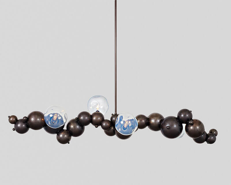 BUBBLY 04 CHANDELIER WITH GLASS par Rosie Li