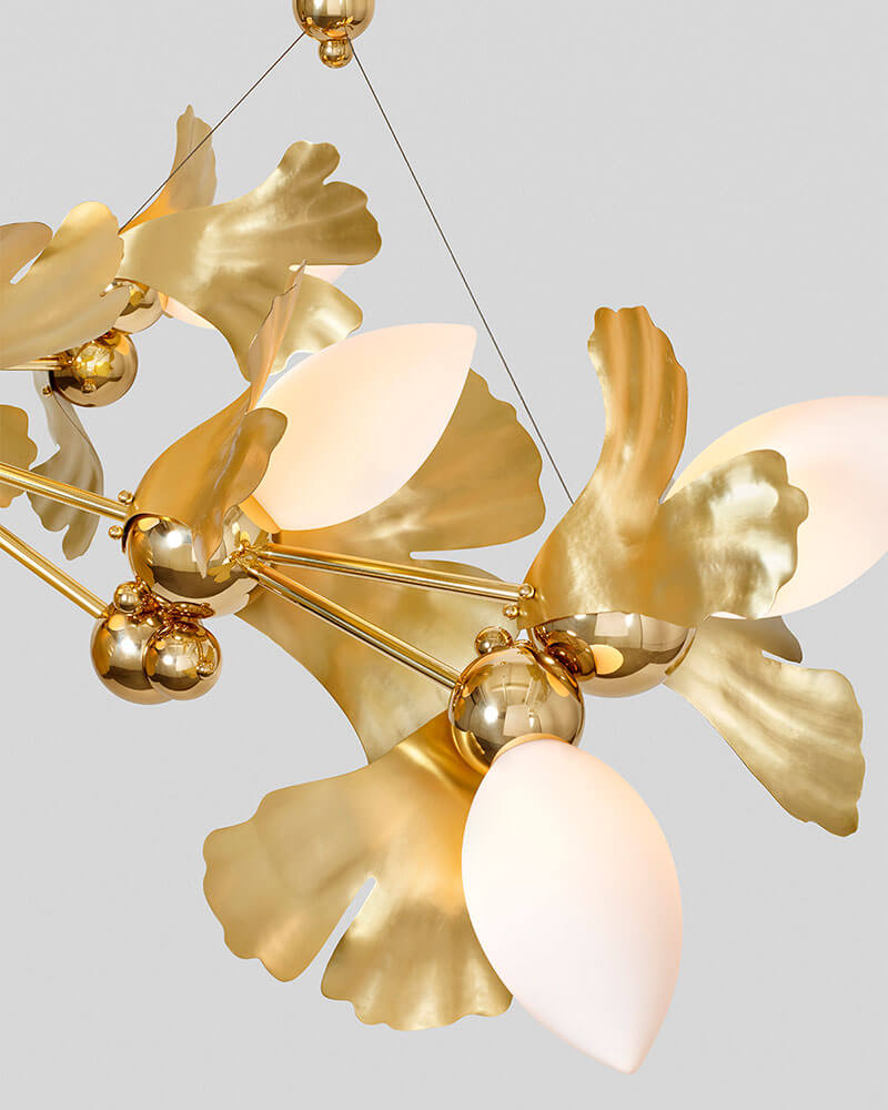 GINKGO BLOSSOM 05 CHANDELIER par Rosie Li