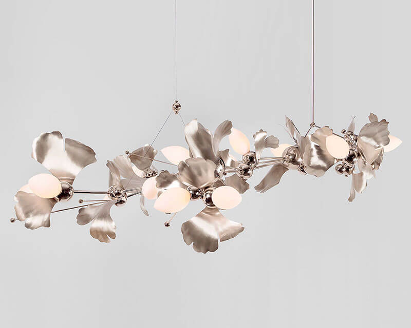 GINKGO BLOSSOM 13 CHANDELIER par Rosie Li