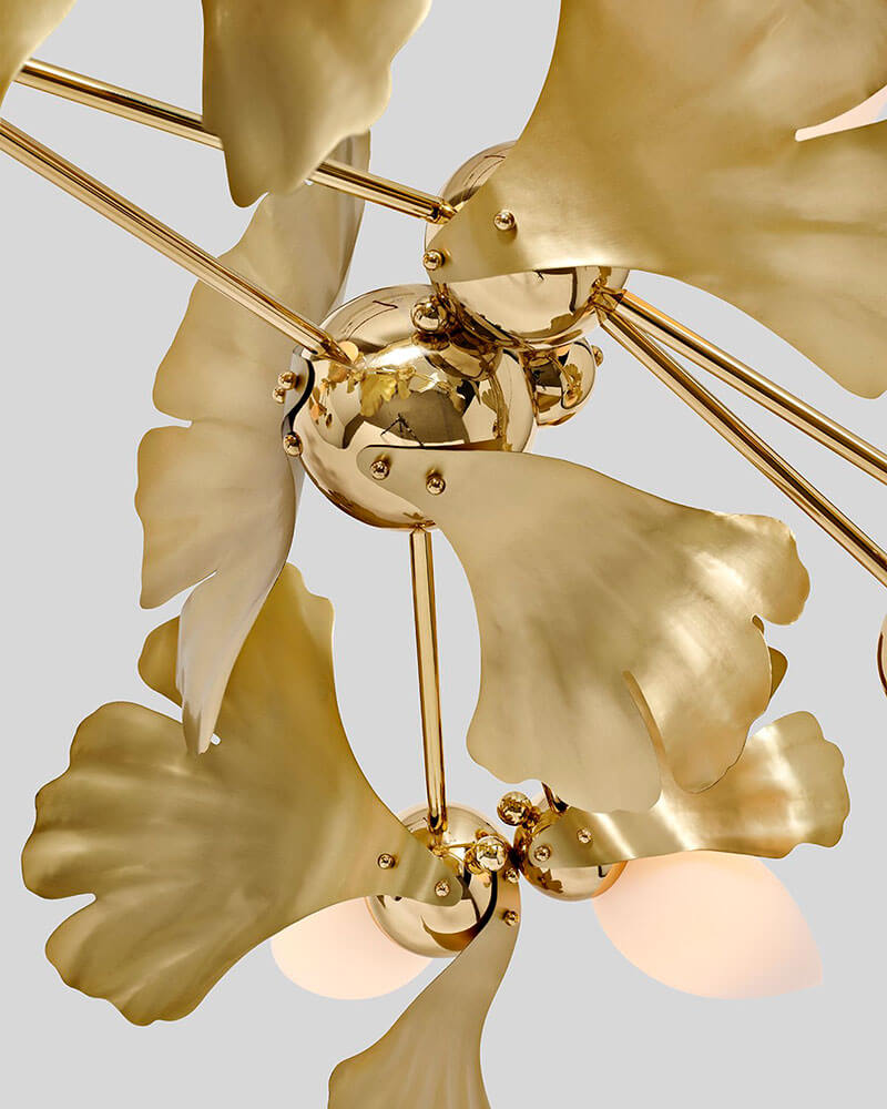 GINKGO BLOSSOM 13 CHANDELIER par Rosie Li