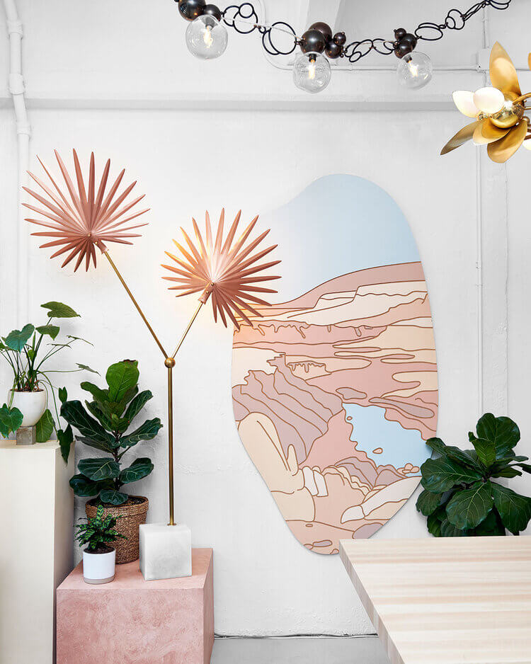 INEZ FLOOR LAMP par Rosie Li